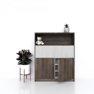 Tủ giày, Melamine - 1200x350x1500